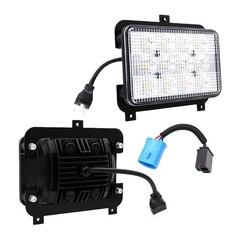 2x LED Head Light For Ford New Holland TRACTOR 5640, 6640, 7740, 7840 81869813