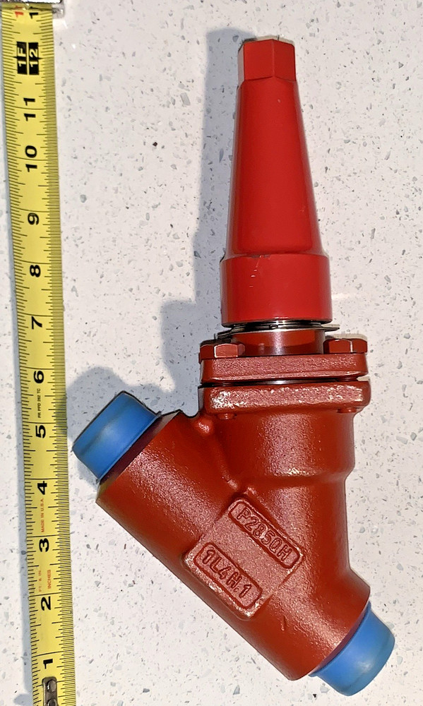 New DANFOSS Stop Valve, Model # SVA DN 25 1″ , PS 40/580 psig @ 50c / 58f