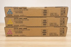 New-Genuine OEM Ricoh Savin IM C6000 Toner Cartridges Cyan-Magenta- Yellow