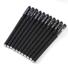 Test 2 GP-380 Black Gel Pen Pack of 10 – Sleek and Smooth for Effortless Writing