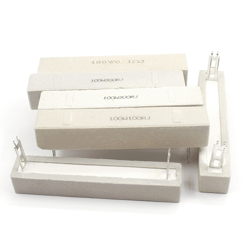 100W cement resistance High power 0.1Ohm 0.5R 1R 2 5 8 10R 15 20 30 50 200 ohms