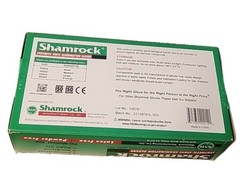 2 Pk Shamrock Synthetic Vinyl Examination Gloves X-Large 100ct Each