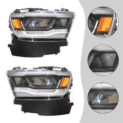 For 2019-2024 RAM 1500 Rebel/Laramie NON-Laramie Longhorn LED Headlights