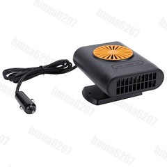 1x New 200W 12V Car Heater Cooling Fan For Windshield Defrosting – Orange/Black