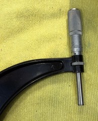 L S STARRETT Co., ATHOL Mass. USA 5 IN. No. 436 6 IN. Outside Micrometer