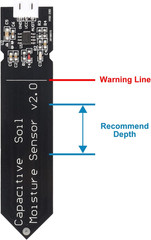 10 Pack Capacitive Soil Moisture Sensor Corrosion Resistant for Arduino Moist…