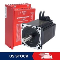 STEPPERONLINE Nema 34 6.5Nm 920oz.in Closed Loop Stepper Motor 6A & Driver Kit