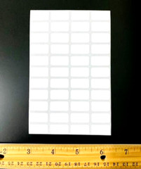 PACK OF 1,000! ⭐ REMOVABLE ⭐ 3/4″ FRESH WHITE PRICE STICKERS SQUARE LABELS TAGS
