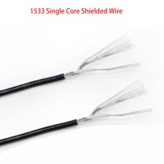 1533 Single Core Shielded Wire 32-24AWG Tinned Copper Wire Shielded Signal Wire