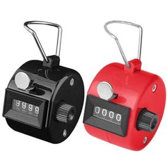 4 Digit Number Dual Clicker Golf Hand Tally Counter Handy Convenient Pack of 2