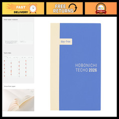 A6 Day-Free Planner 2026 – Japanese Monthly Calendar, January & Monday Start