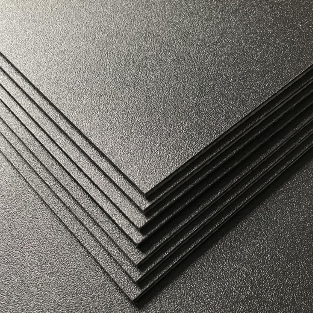 Pack of 2 ABS Plastic Sheet, Black Plastic Sheet 8″ x 12″ x 1/8″ Thick (3mm) Rig