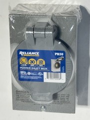 Reliance Controls PB30 30-Amp Power Inlet Box with L14-20 Locking Factory Sealed