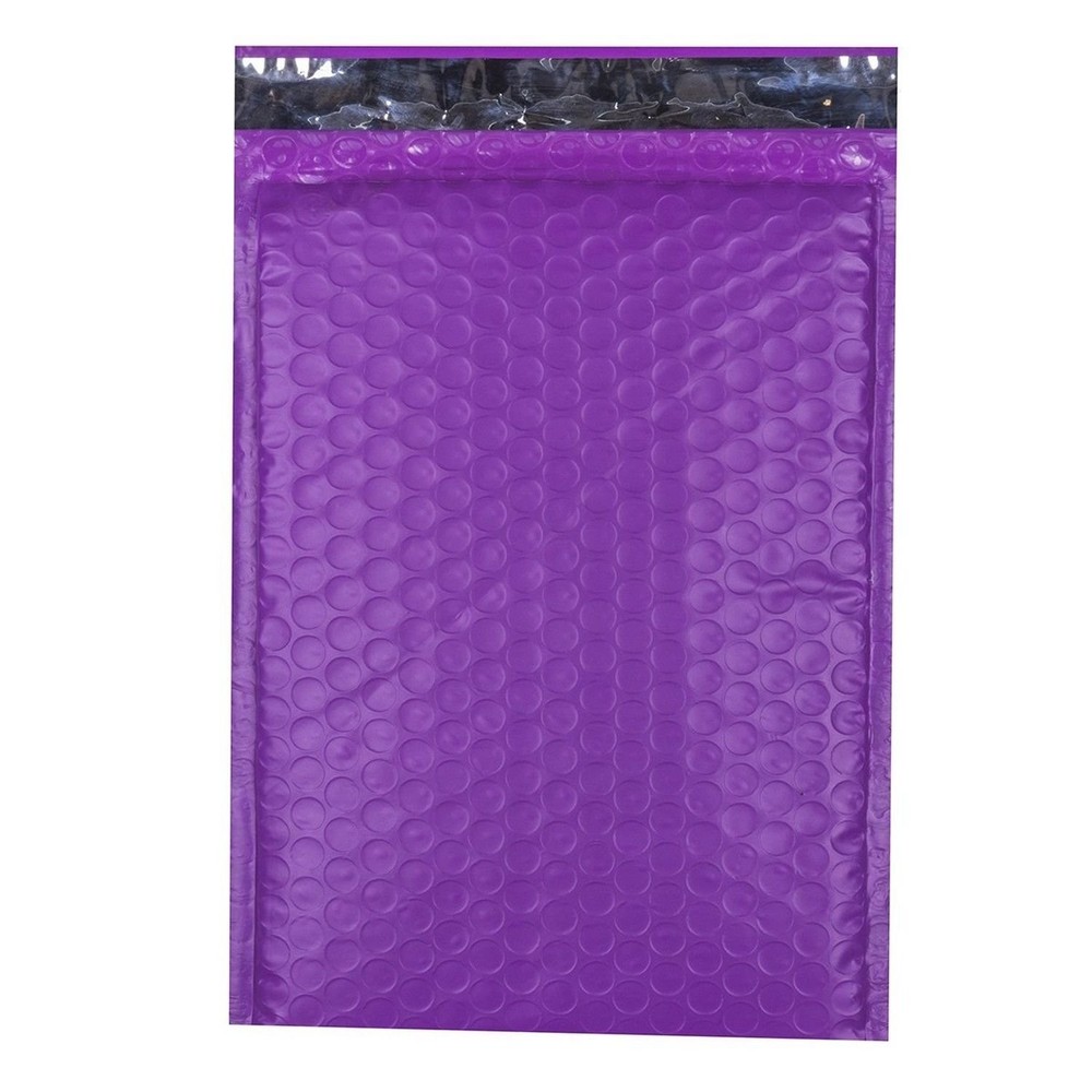 BESTeck #0 Purple Poly Bubble Mailers 6×10 Padded Envelopes One Size,