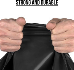 Black Plastic Sheeting – 10′ X 100′, 6 MIL Heavy Duty Gauge – Vapor and Moisture