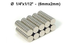 6mmx2mm Super Strong Neodymium Disc Magnets – 6x2mm – 1/4″x1/12″ Fridge Magnet