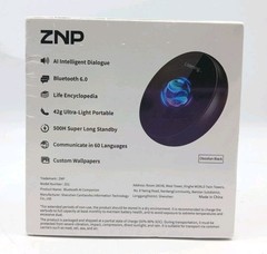 ZNP Obsidian Black Z01 Ai-Badge for Conversational Chat Hifi Sound