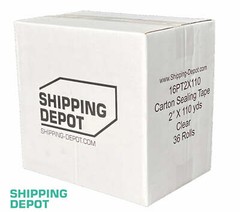 1 Roll Carton Sealing Clear Packing Shipping Box Tape 2″ x 110 Yards – STRONG