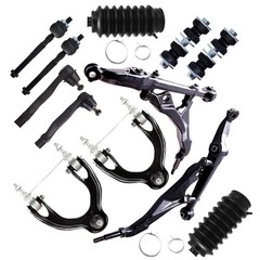 12pcs Suspension Kit for Civic del Sol 92-97 Control Arms Tie Rods Sway Links