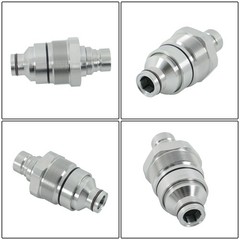 373-6967 Male Flat Face Coupler Compatible For Caterpillar 226D 262D 279D 299D