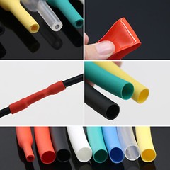 Heat Shrink Tube 0.6mm-50mm 2:1 & 3:1 & 4:1 Various Colours Heatshrink Sleeving