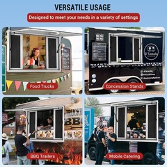 60″W x 36″H Concession Stand Serving Window Food Truck Service Awning Aluminum