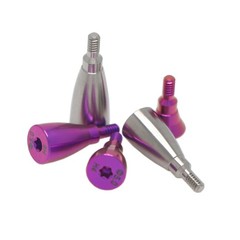US 5Pcs Dental Healing Abutment Closure Cover Cap Screws Fit ITI Straumann NC/RC