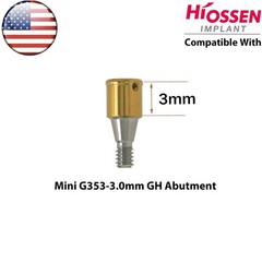 US Dental Overdenture Locator Abutment fit Hiossen Oss ET Mini/Regular Implants