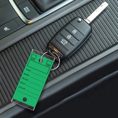 250 Self-Protecting Paper Key Tags with Split Rings for Dealers