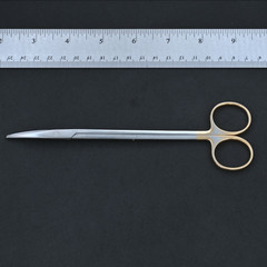 Aesculap BC263R DuroTip TC Metzenbaum Scissors Curved B/B 7 in