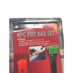 Tool Cache Pry Bar Set 4pc 8″ 12″ 18″ 24″ Hand Tools