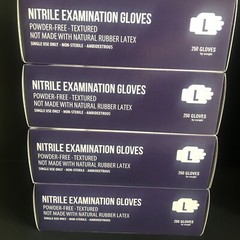 1000 Count – Blue Nitrile Exam Gloves Size Large Powder Free 3 Mil Chemo Rated