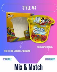 3.5g Mylar Bags w/ Display Box | Resealable Smell Proof | 12-128 Pack Options