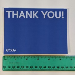 24 Ebay Thank You Cards – Red, Blue, Green and Yellow – New