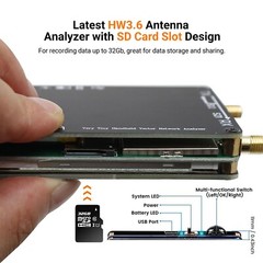 50KHz-1.5GHz NanoVNA-H Vector Network Antenna Analyzer MF HF VHF UHF