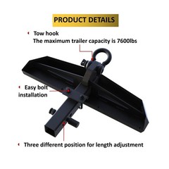 Hitch Step Compatible with SUV&Pickup Truck&Van with 2 Inch Hit… FAST USA SHIP