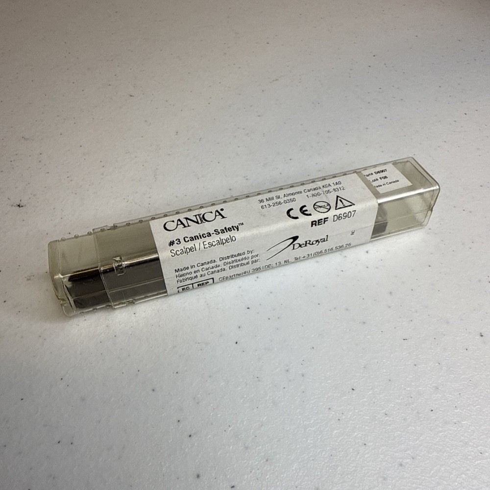 DeRoyal #3 Large Safety Scalpel Metal Slider Brand New In Box🔥👀