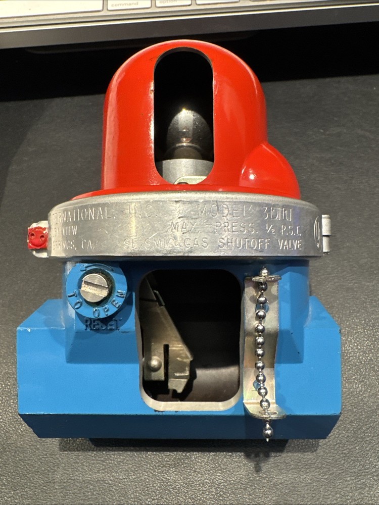 Earthquake Gas Shut-Off Valve Horizontal 3/4″ Stanford Scientific ECS 75