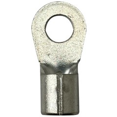100 Pcs Non-Insulated Ring Connector 4 Gauge 5/16″ Stud Wire Connector – USA