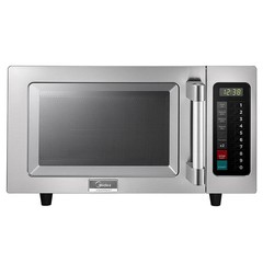 NSF Midea 1025F1A 1000W Light Duty Commercial Microwave Oven, 0.9 Cu Ft, Touch P