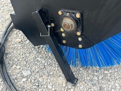 PROWORKS 84″ Hydraulic Angle Broom Skid Steer Attachment Half Poly Wire Brush