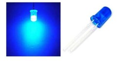100pc 3mm 5mm LED Light Blue Red Green White Yellow Purple Orange Light DIY Kit