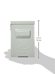 Halex – 60-AMP 120/240-Volt Non-Fuse Metallic AC Disconnect – 1 Pack, Gray