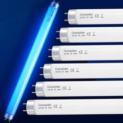 COOSPIDER T8 F10 U/V BL 10W Replacement Light Bulb, CFL 10w-6-packs