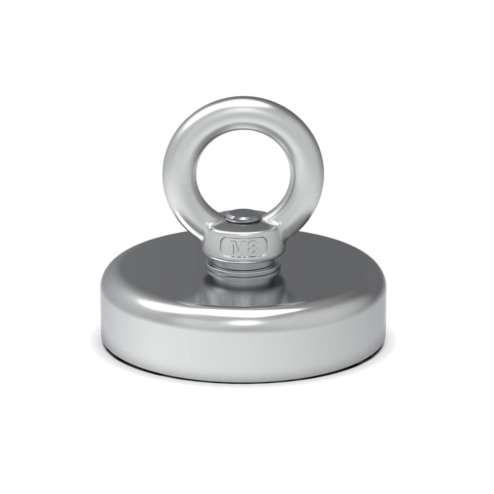 260 lbs Fishing Magnet, Neodymium Magnet for River, Outdoor Magnetic Fishing