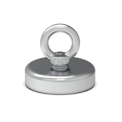 260 lbs Fishing Magnet, Neodymium Magnet for River, Outdoor Magnetic Fishing