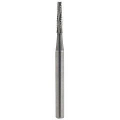 Dental Carbide Burs FG701L Friction Grip Flat End Taper Cross Cut Long Head 21mm