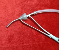 2pc-Gynecology Uterine Manipuator With Dye-Injector SS Best Quality Reusable