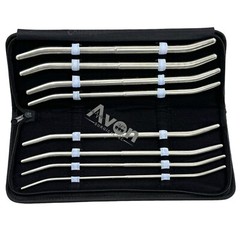 NEW PREMIUM GRADE 8 EA PRATT DILATOR SOUNDS SET SURGICAL MEDICAL INSTRUMENTS