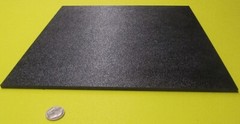 Black ABS Sheet 1/4″ (.236″) X 12″ X 12″ Haircell Textured One Side